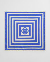 Zijden sjaal met streepjesprint