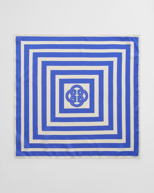 Zijden sjaal met streepjesprint