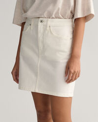 Jupe en denim blanc