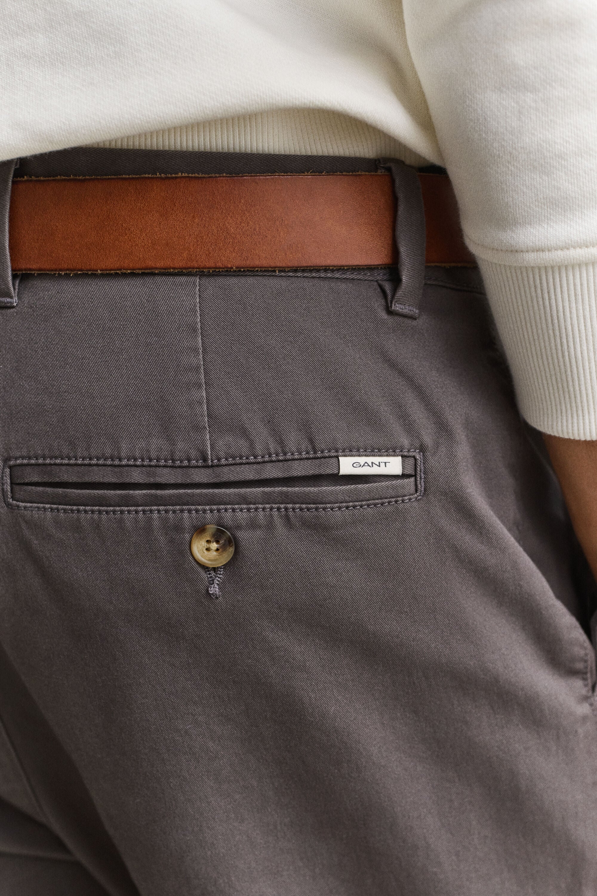 Pantalon chino classique coupe regular