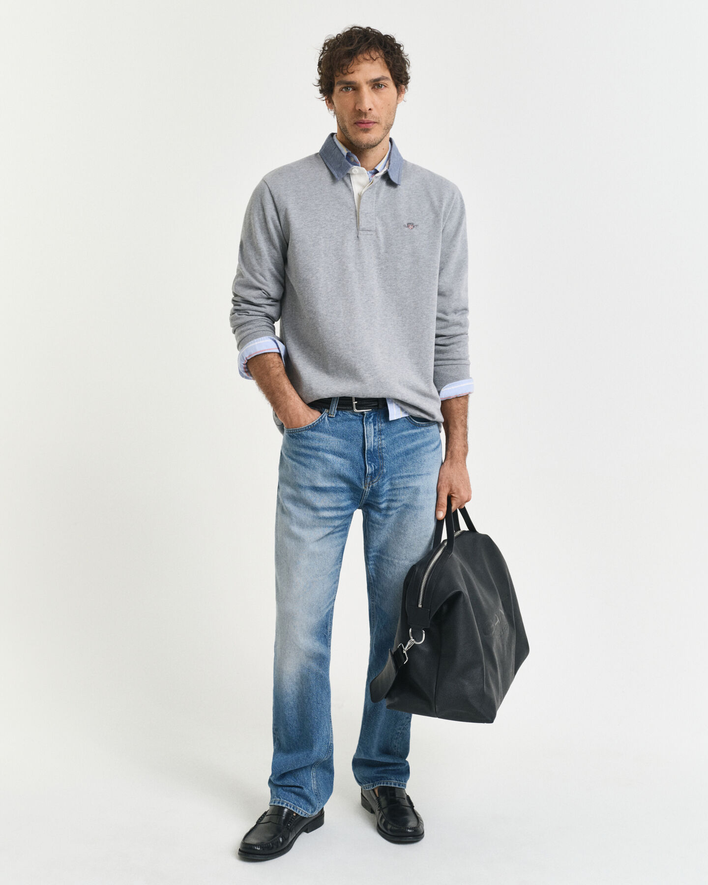 Heavy Rugger avec col en chambray