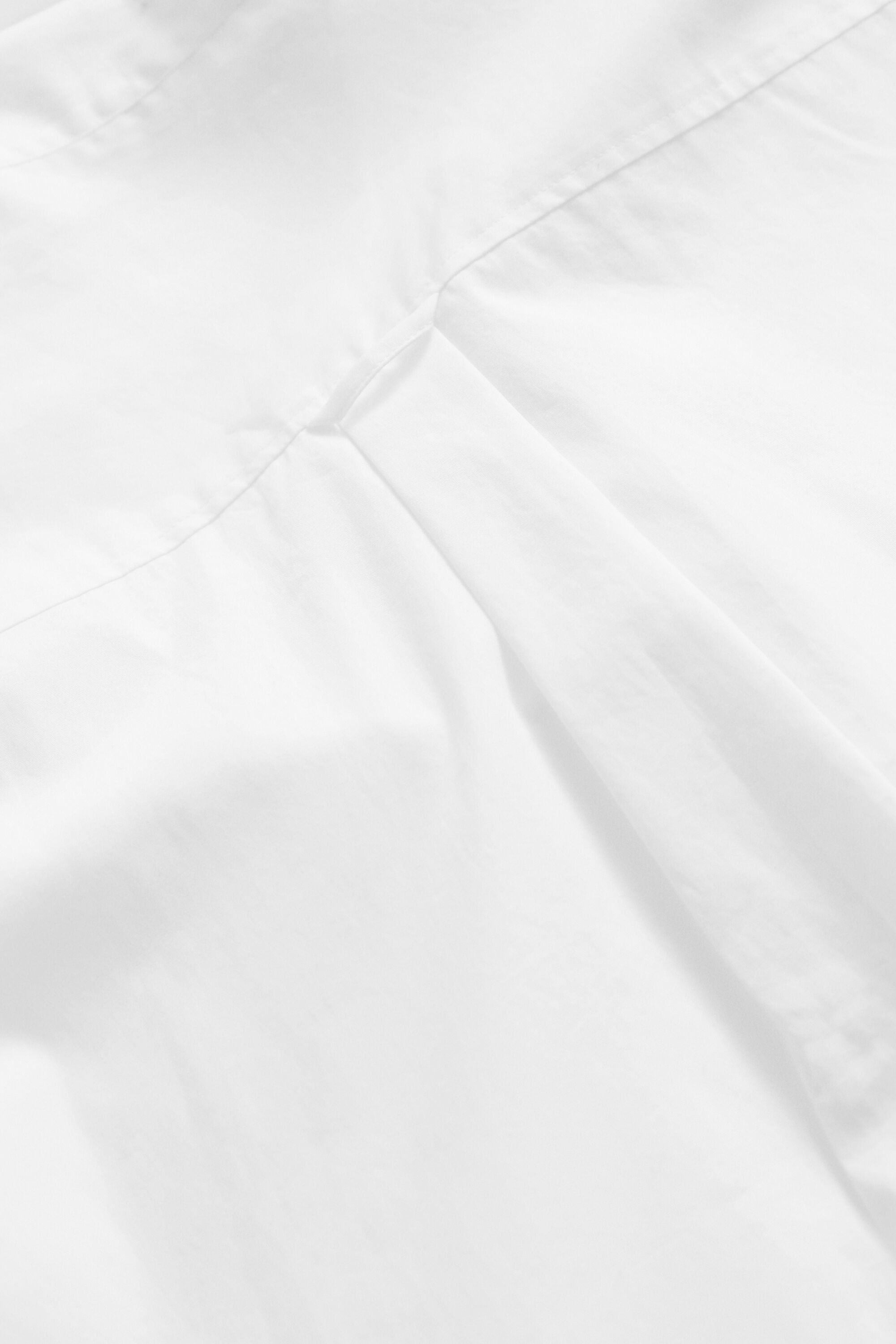 Chemise à nœud lavallière en popeline