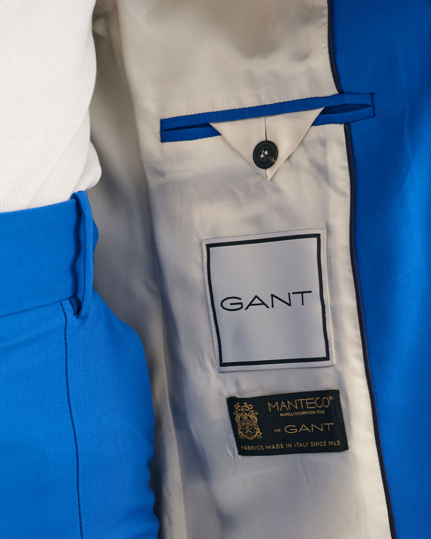 Veste blazer ajustée à épaules larges