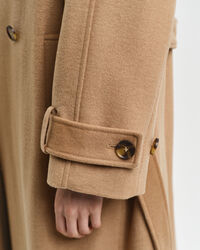 Trench-coat en laine