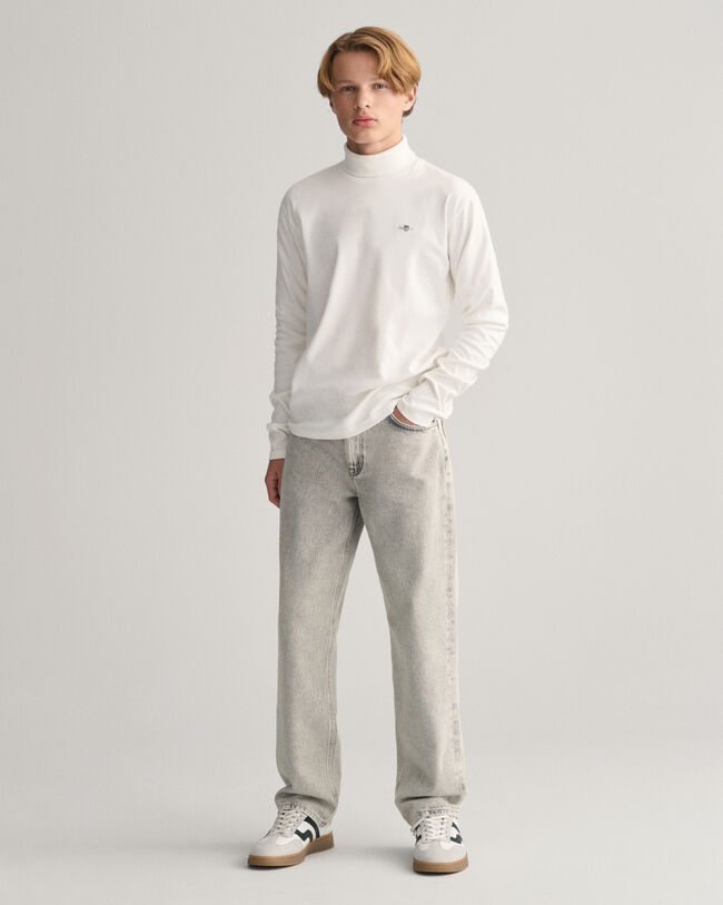 Haut col roul&eacute; &agrave; manches longues Shield Teens