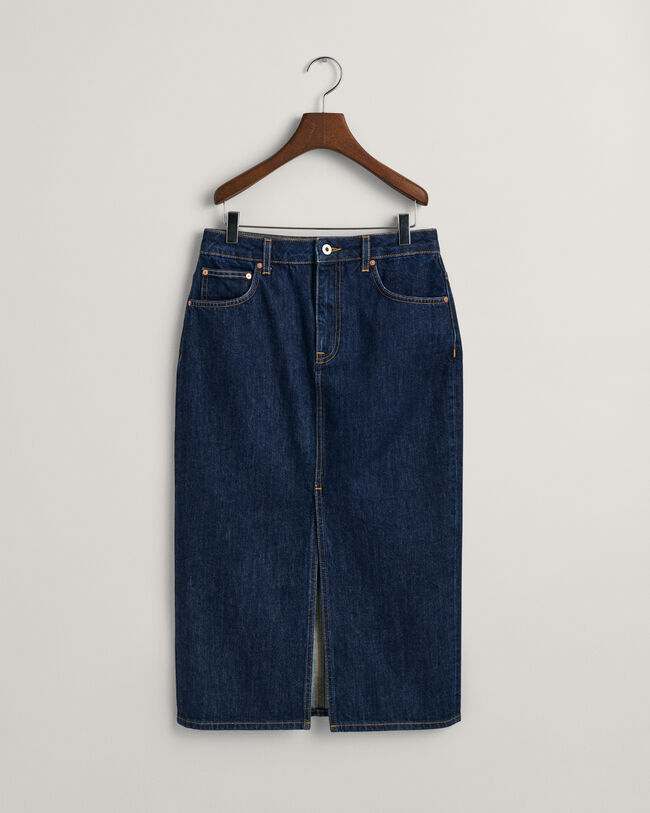 Jupe crayon en denim