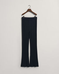 Pantalon en maille c&ocirc;tel&eacute;e