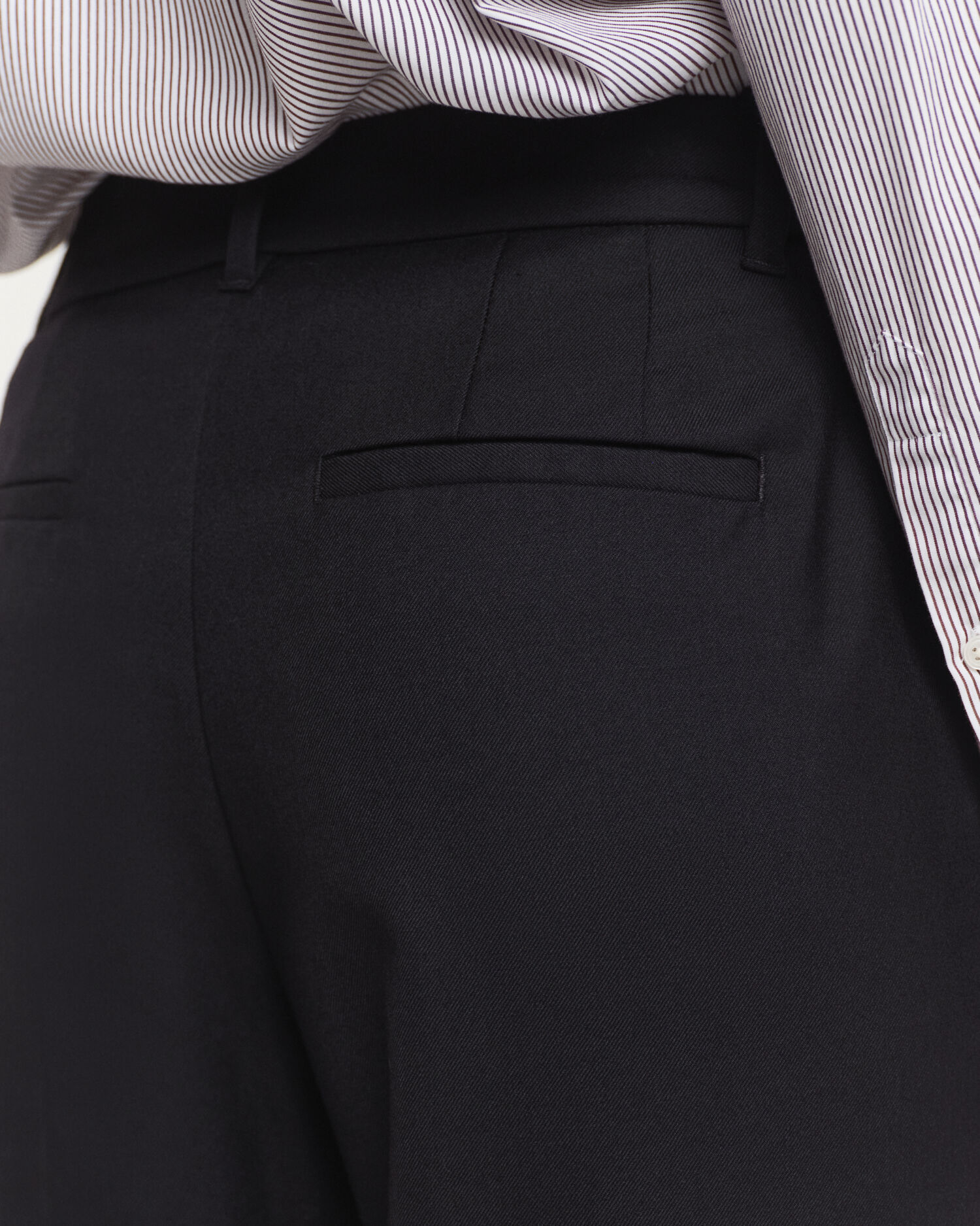 Getailleerde broek van wolmix