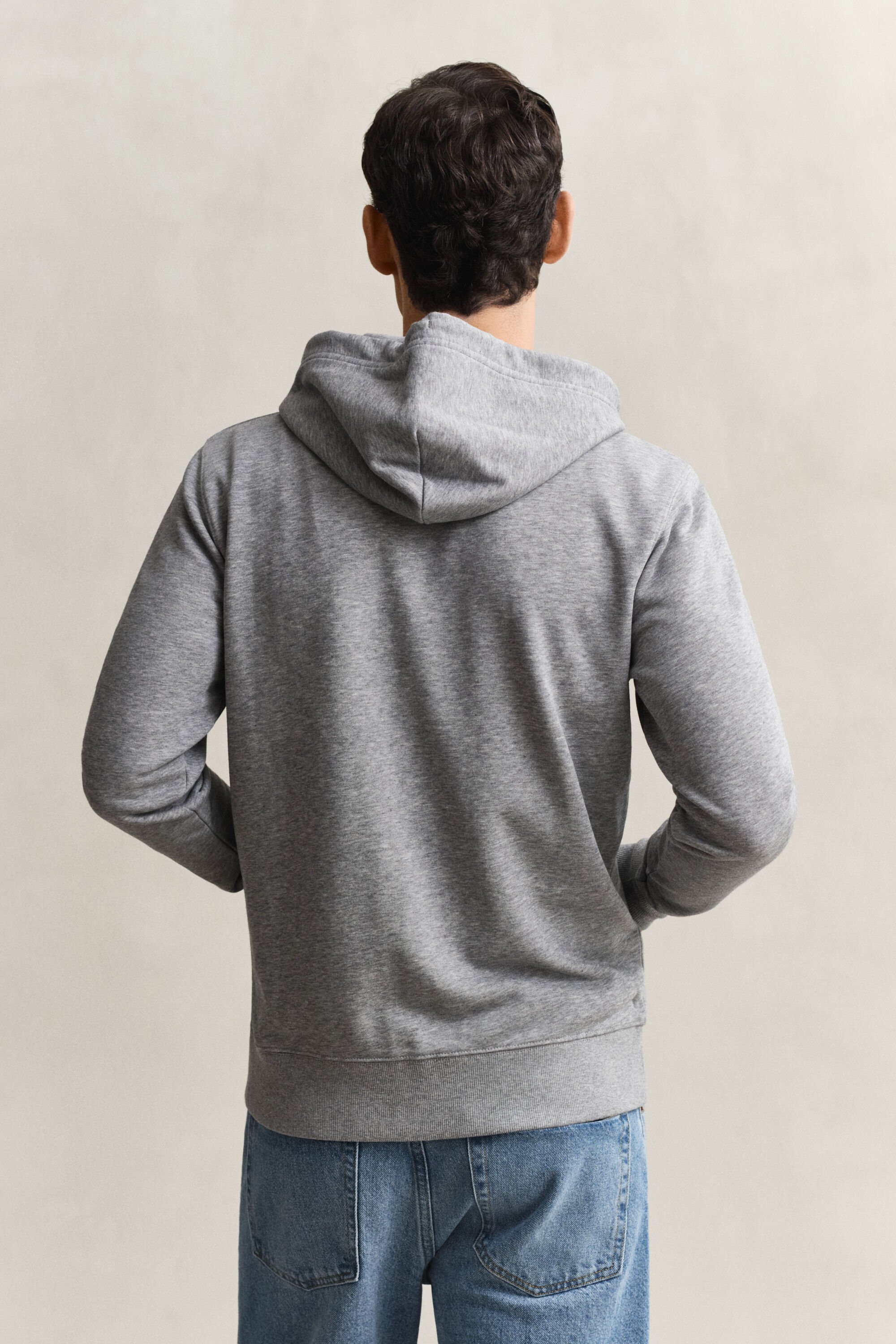 Shield hoodie met ritssluiting