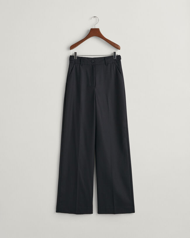 Broek met hoge taille en rechte pijp