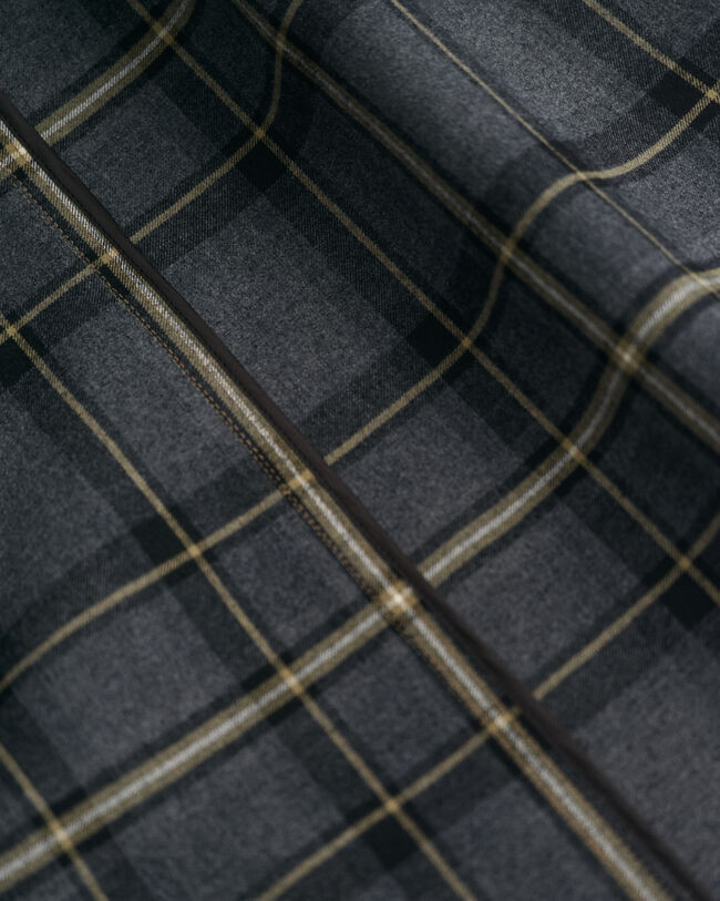 Trench-coat à coutures fixées