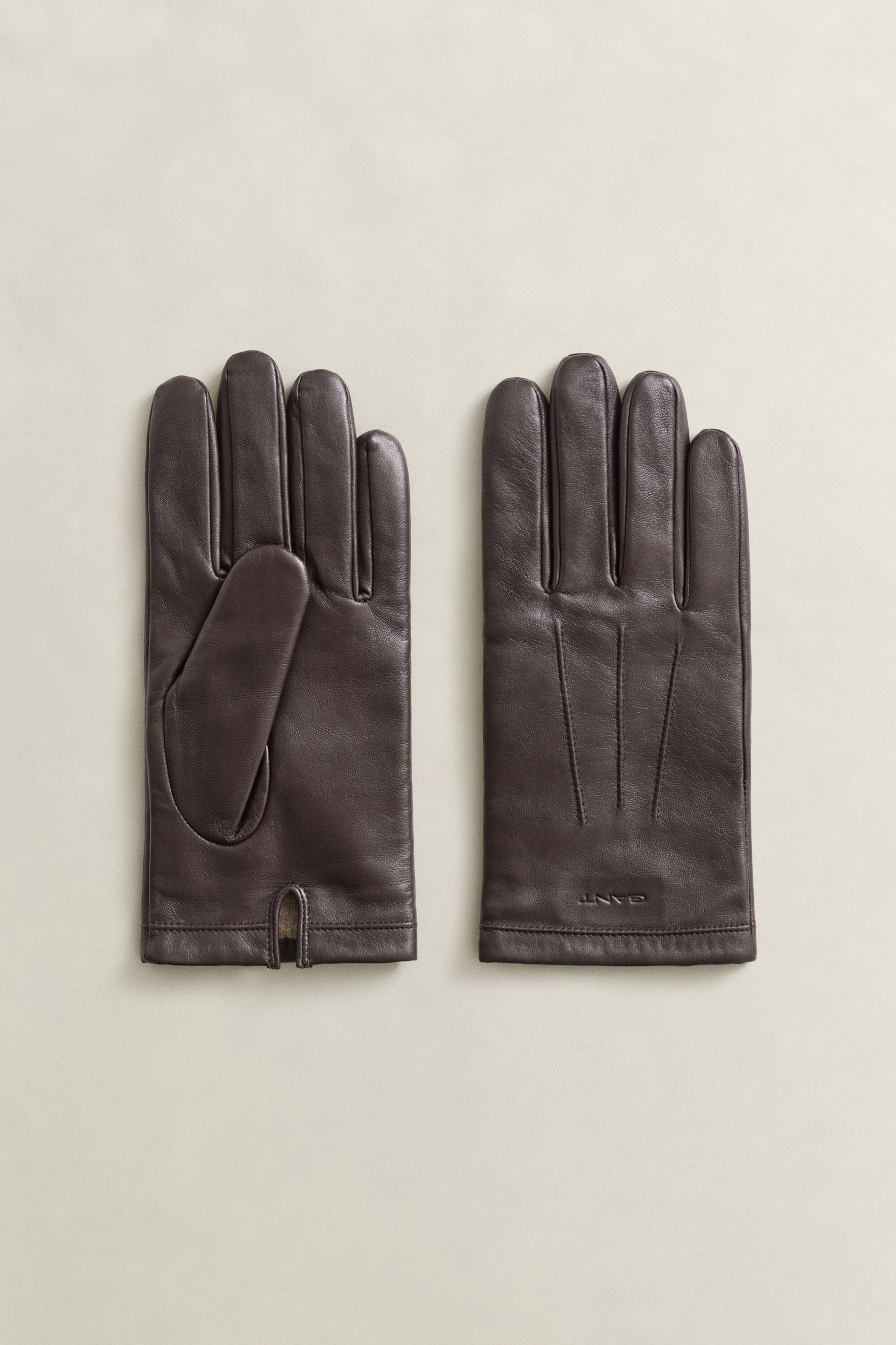 Gants en cuir d’agneau doublé de cachemire
