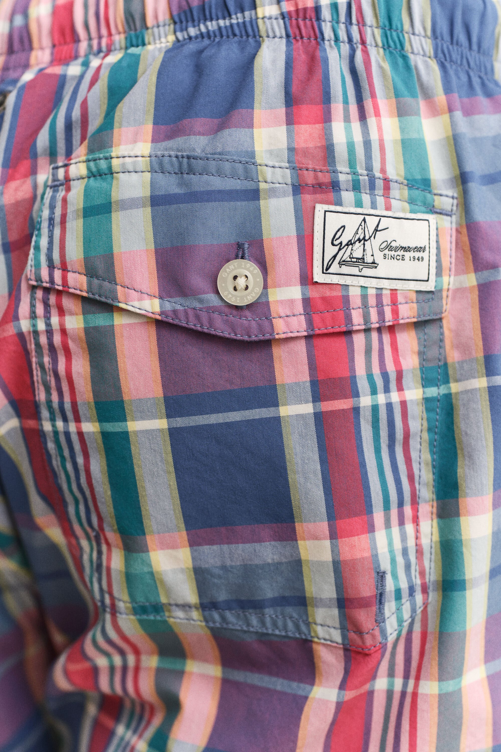 Zwemshort met madrasruit