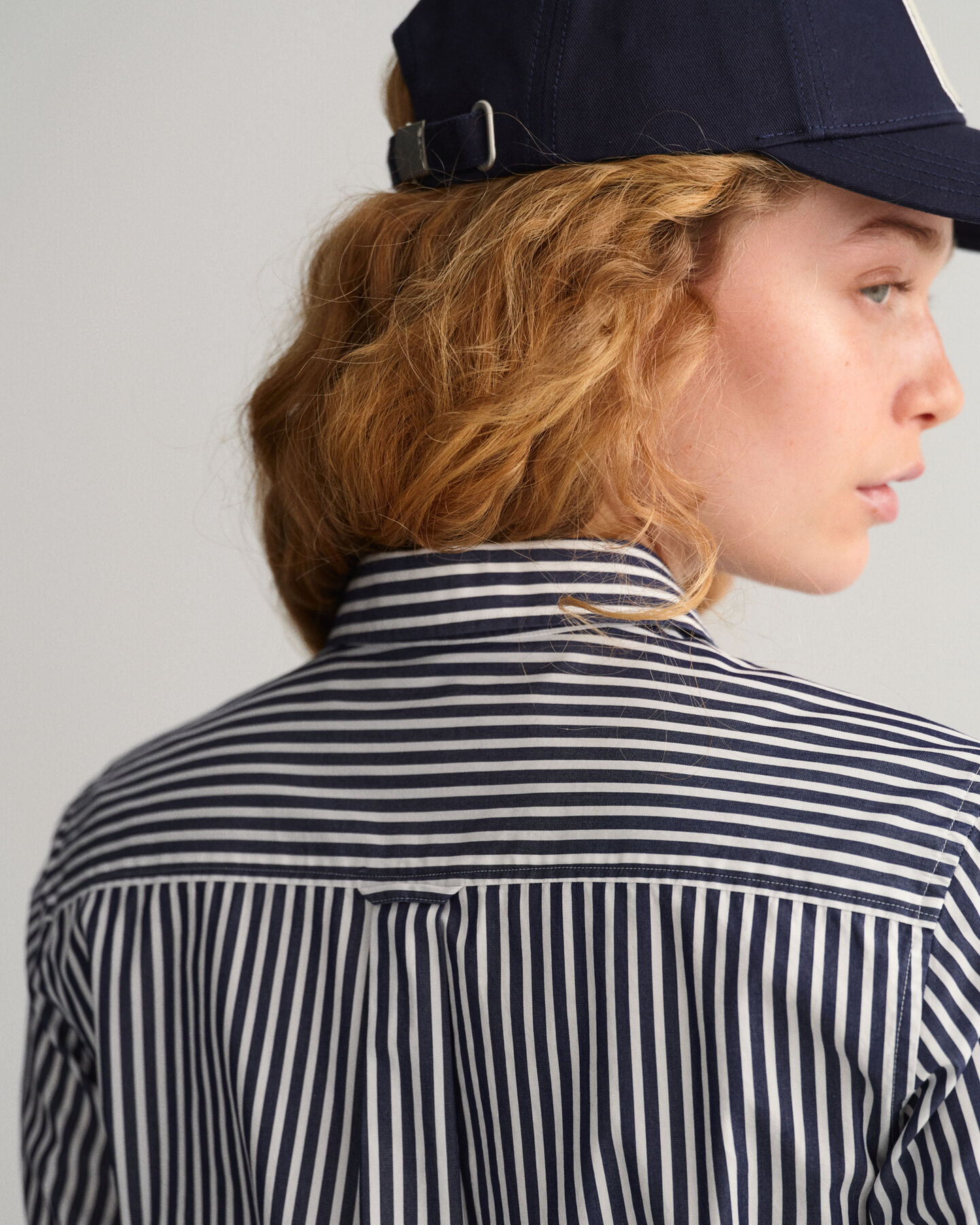 Regular Fit poplin hemd met strepen