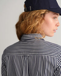 Regular Fit poplin hemd met strepen