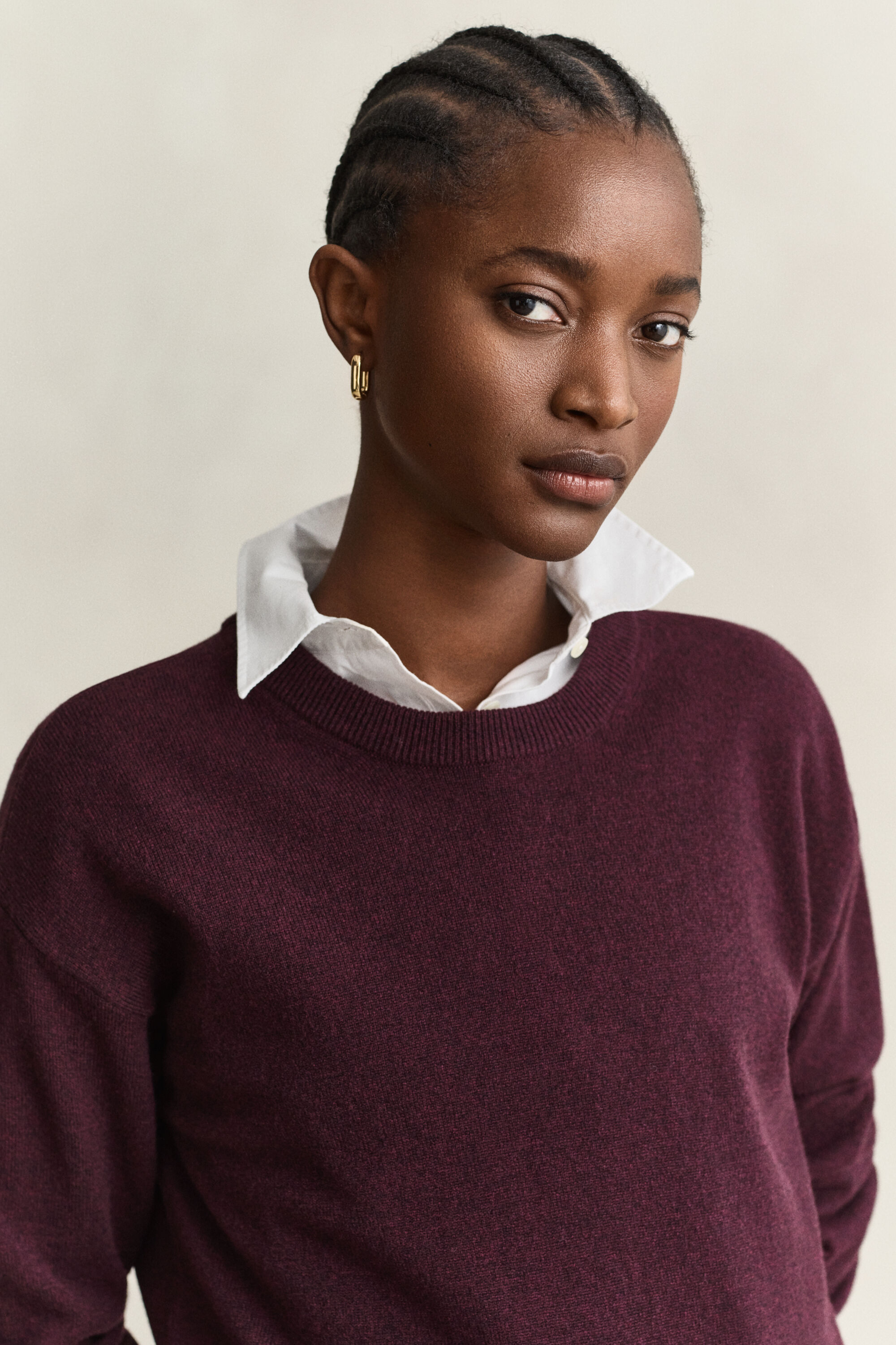 Pull col rond en laine d'agneau ultrafine