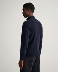 Cardigan zippé en laine d'agneau ultrafine