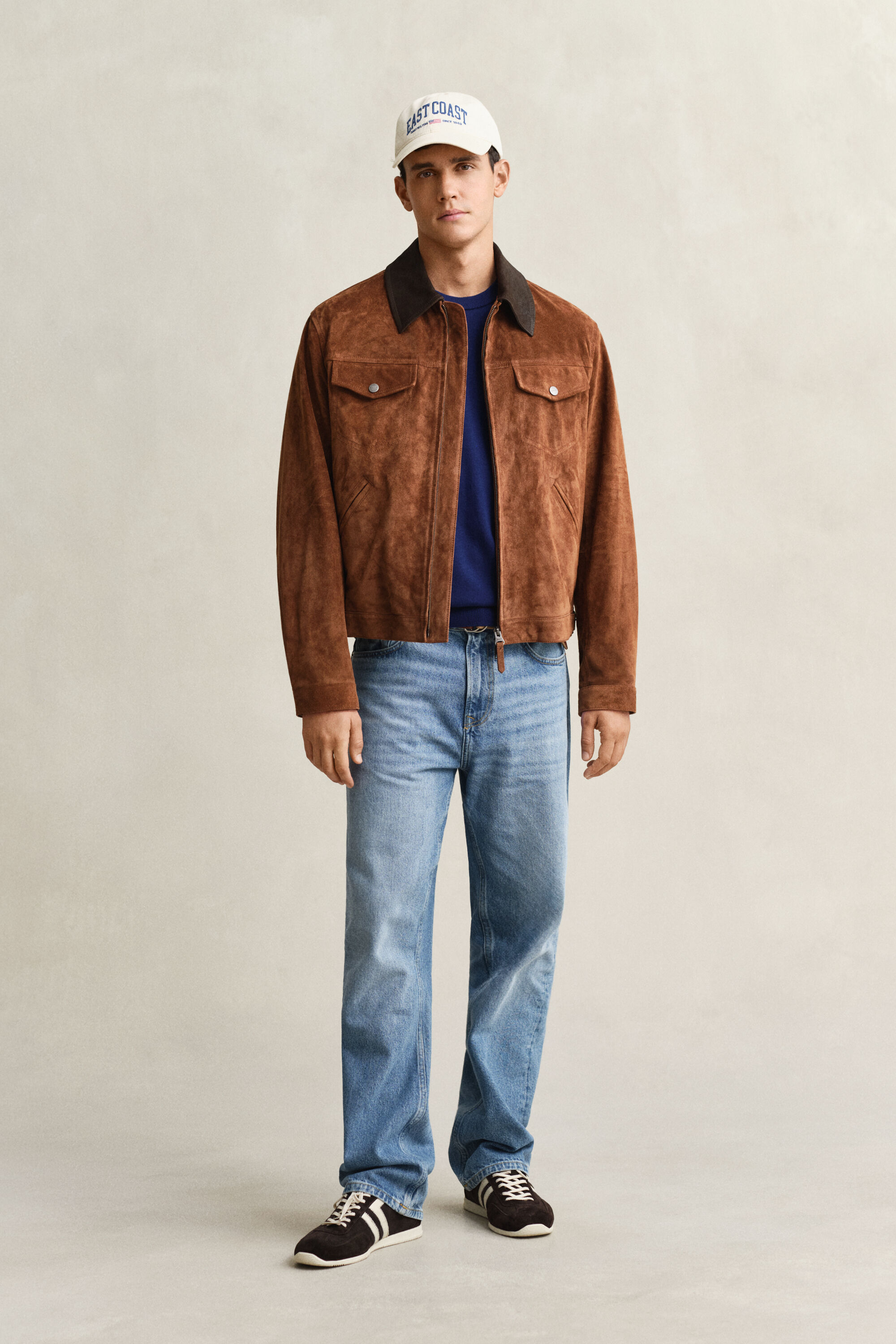 Pull col rond en coton