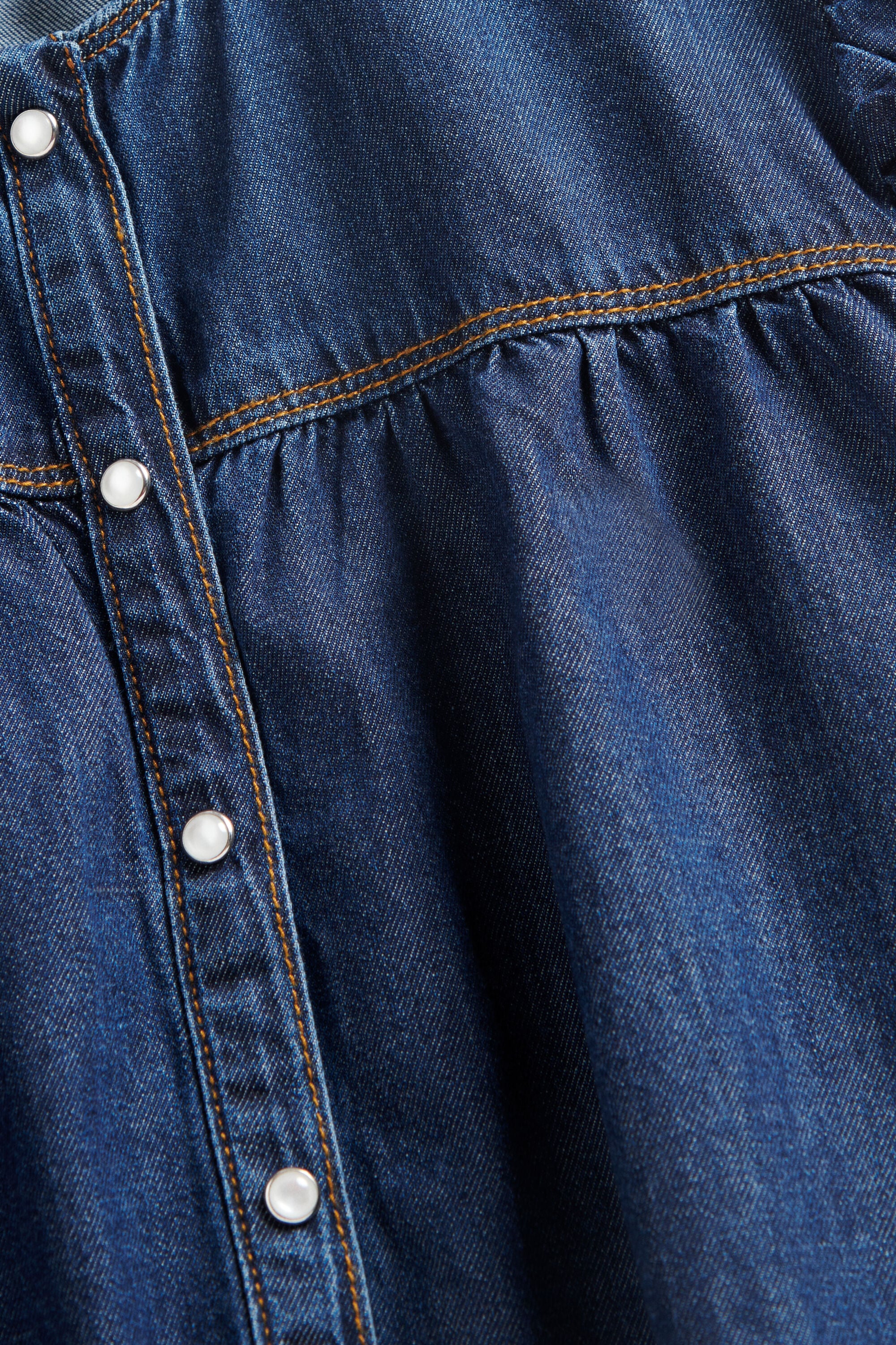 Denim overhemd voor tienermeisjes