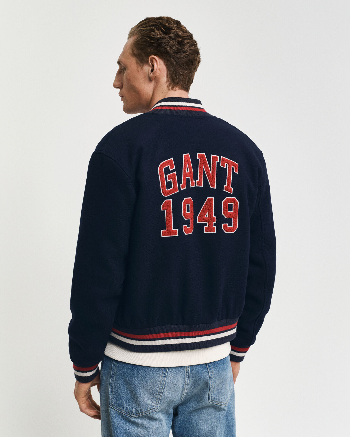 Varsity Jacket van wolmix