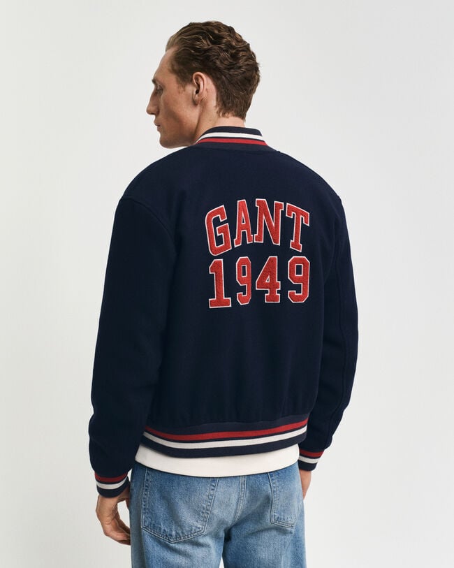 Varsity Jacket van wolmix