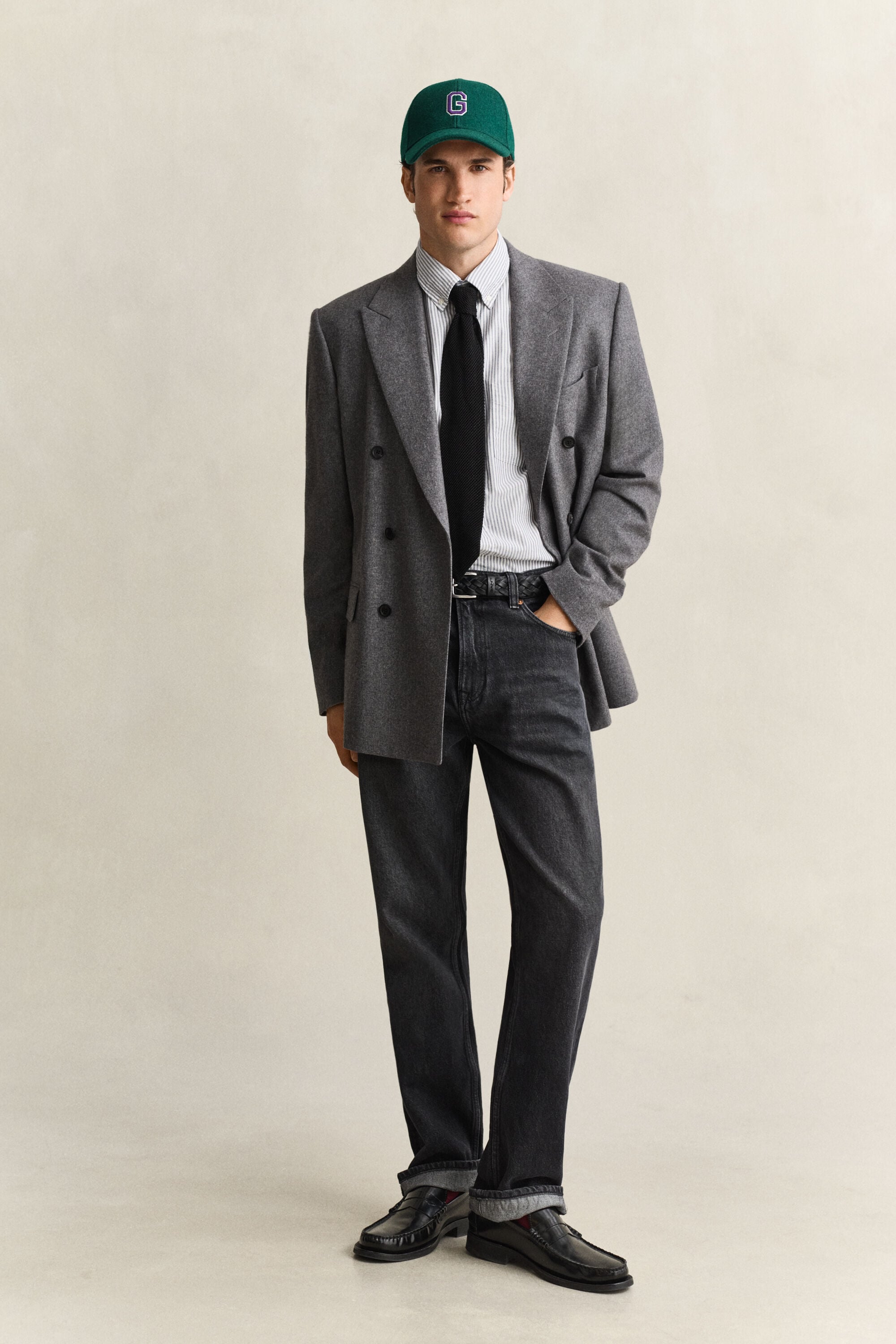 Classic Regular gestreept Oxford-hemd