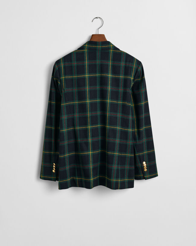 Veste blazer de costume regular fit à carreaux