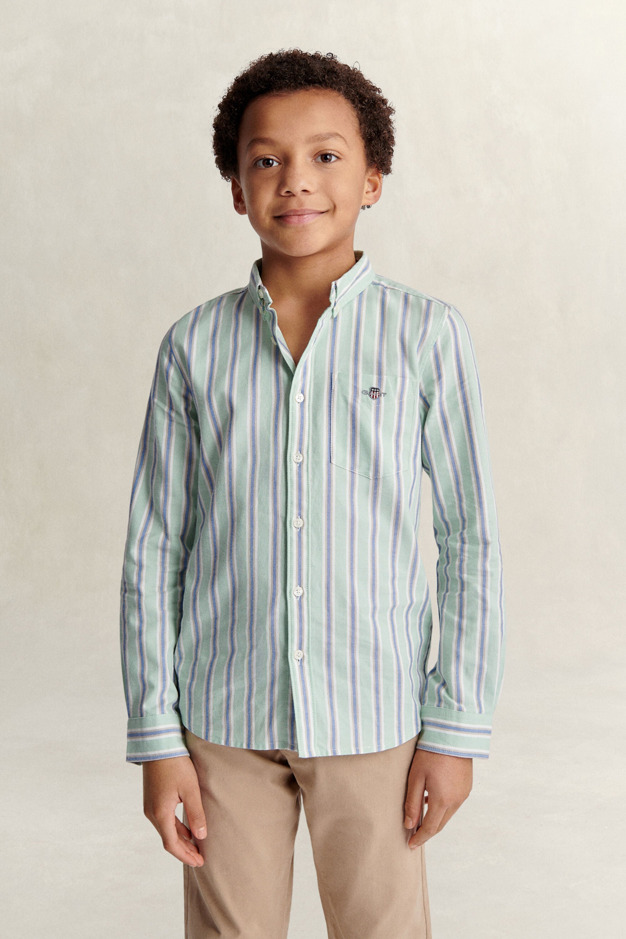 Chemise à rayures Ado Garçon