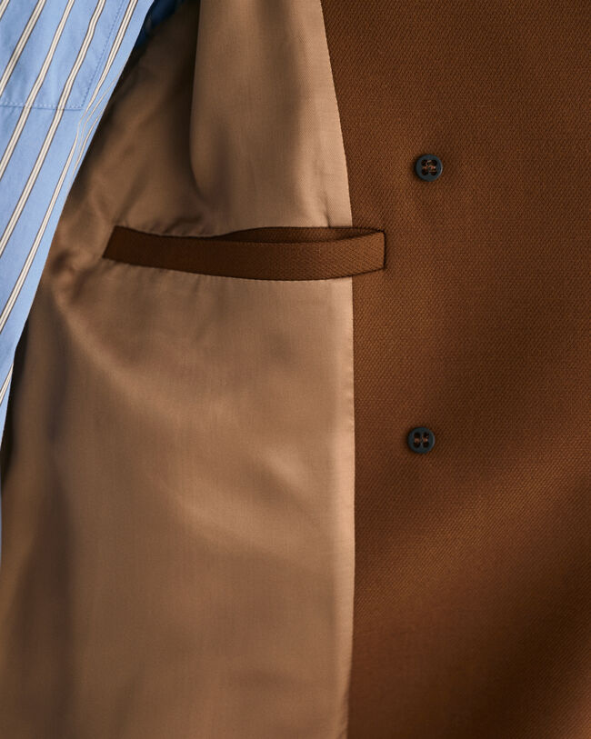 Trench-coat en laine mélangée