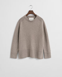 Pull col rond en laine et cachemire doux