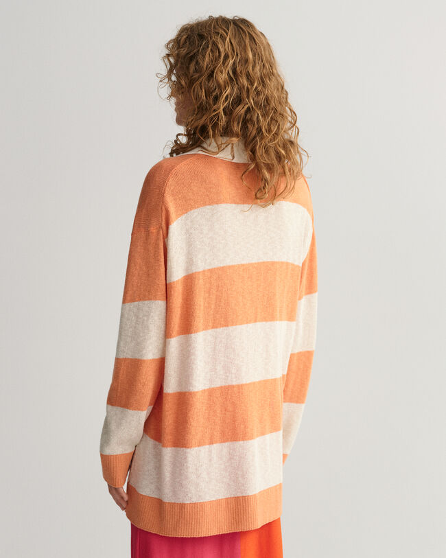 Gebreide Rugger met strepen