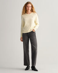 Katoenen Icon G sweater met ronde hals