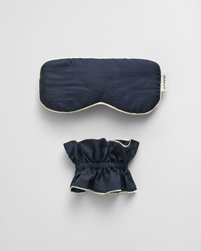 Coffret cadeau masque de sommeil en soie et chouchou