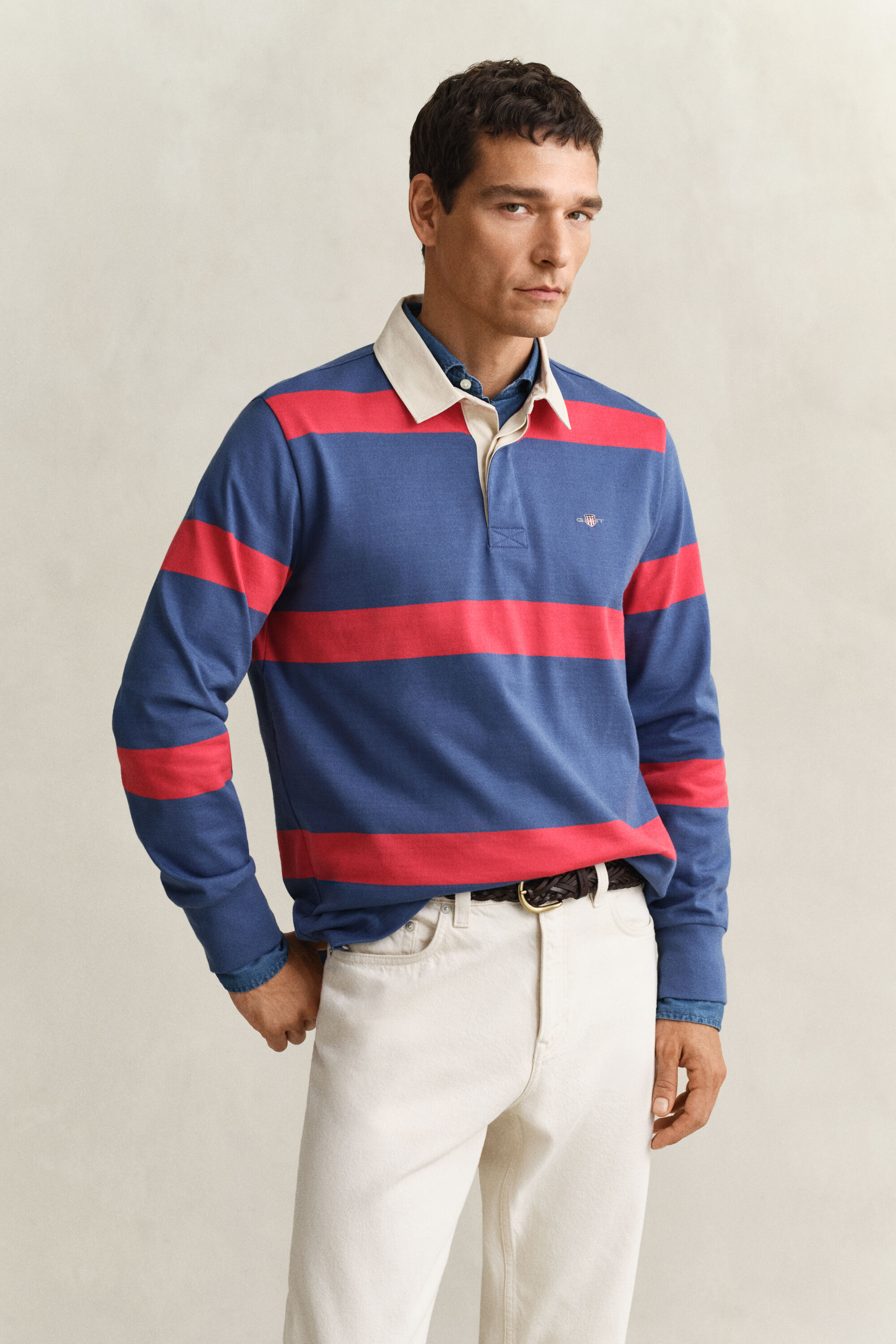 Polo Rugger à rayures