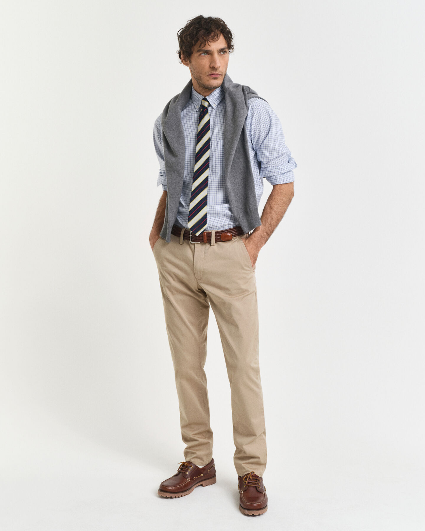 Regular Fit Classic hemd van poplin met ruitjes