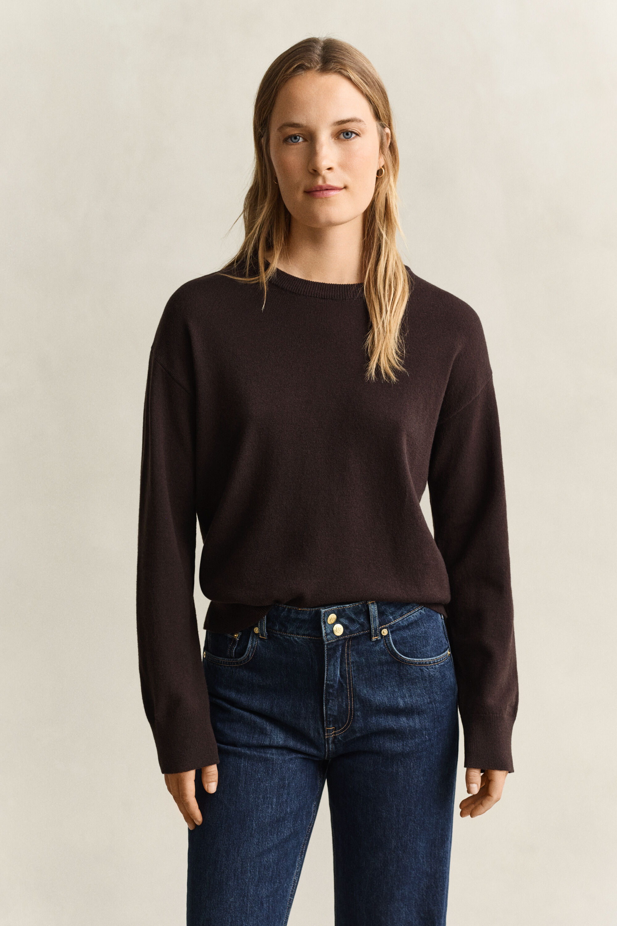 Pull col rond en laine d'agneau ultrafine