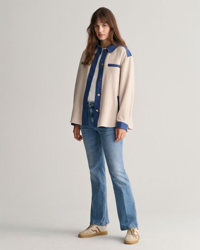 Surchemise texturée