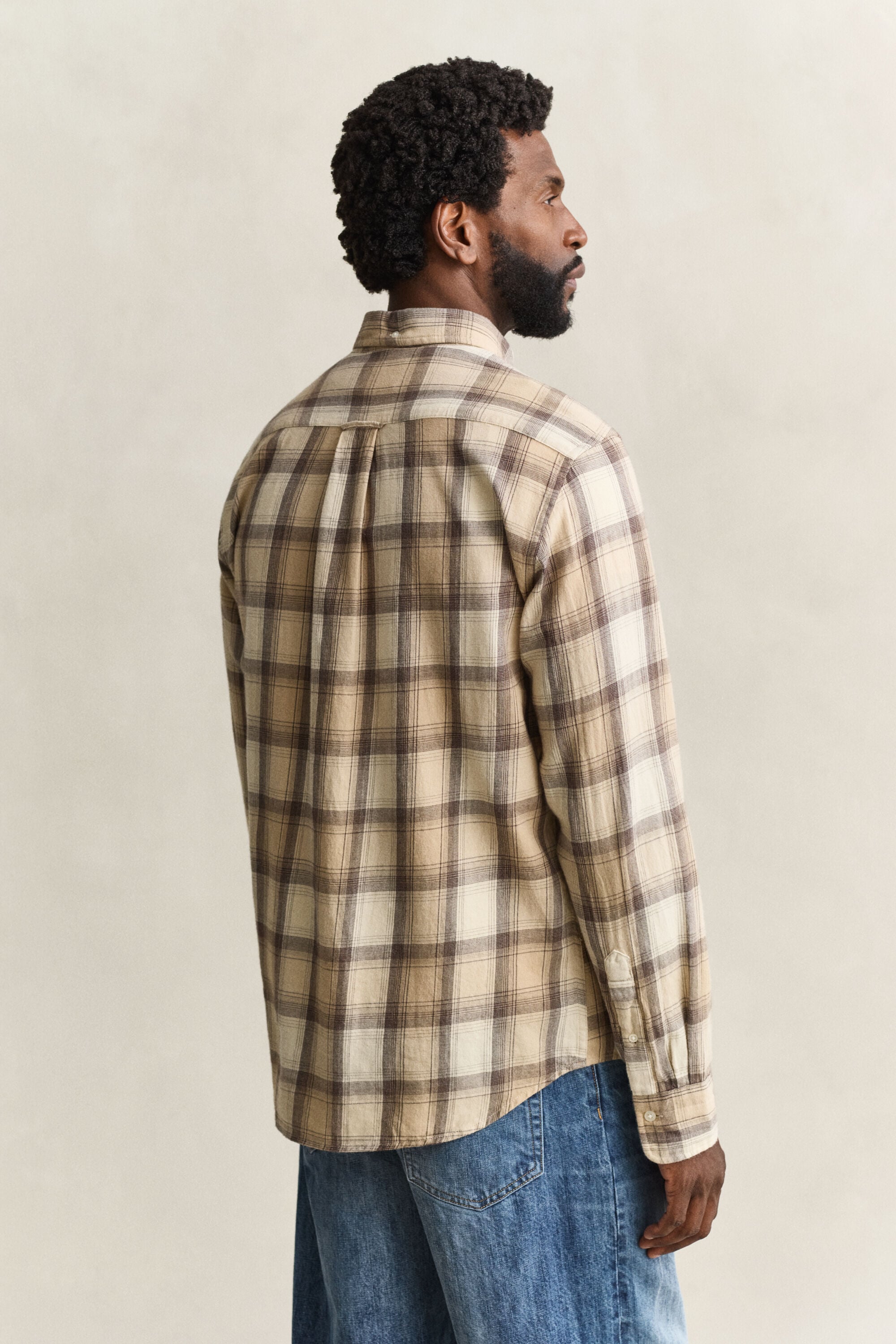 Geruit hemd van Windblown-flanel