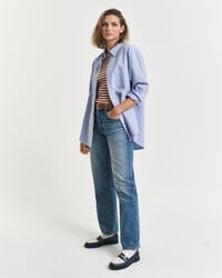 Ribshirt met strepen