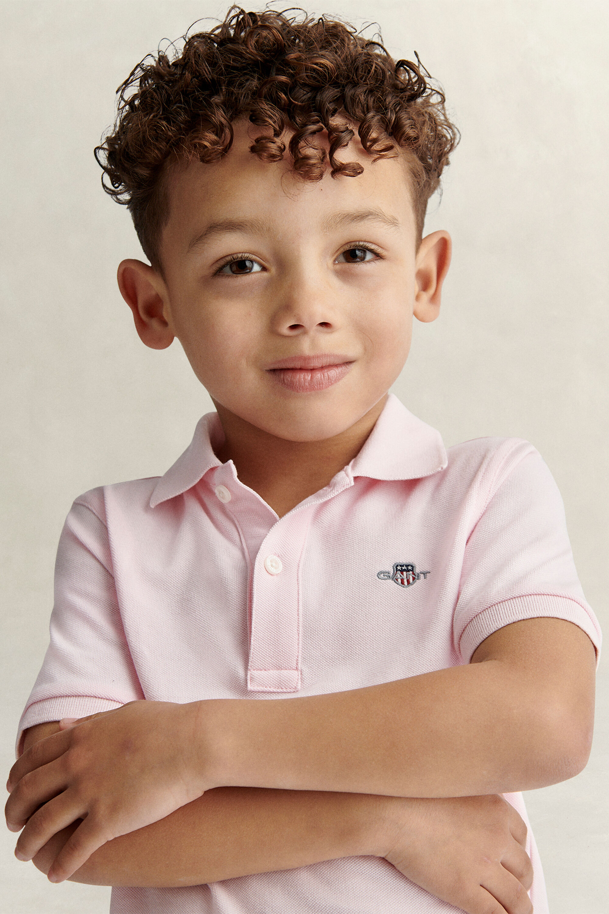 Polo en coton piqué Shield Enfant