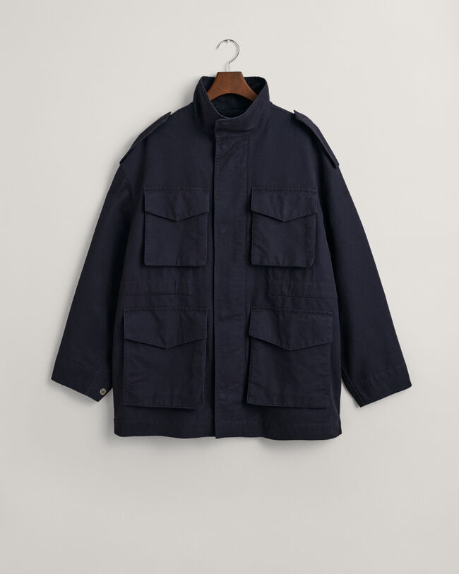 Veste style militaire en coton