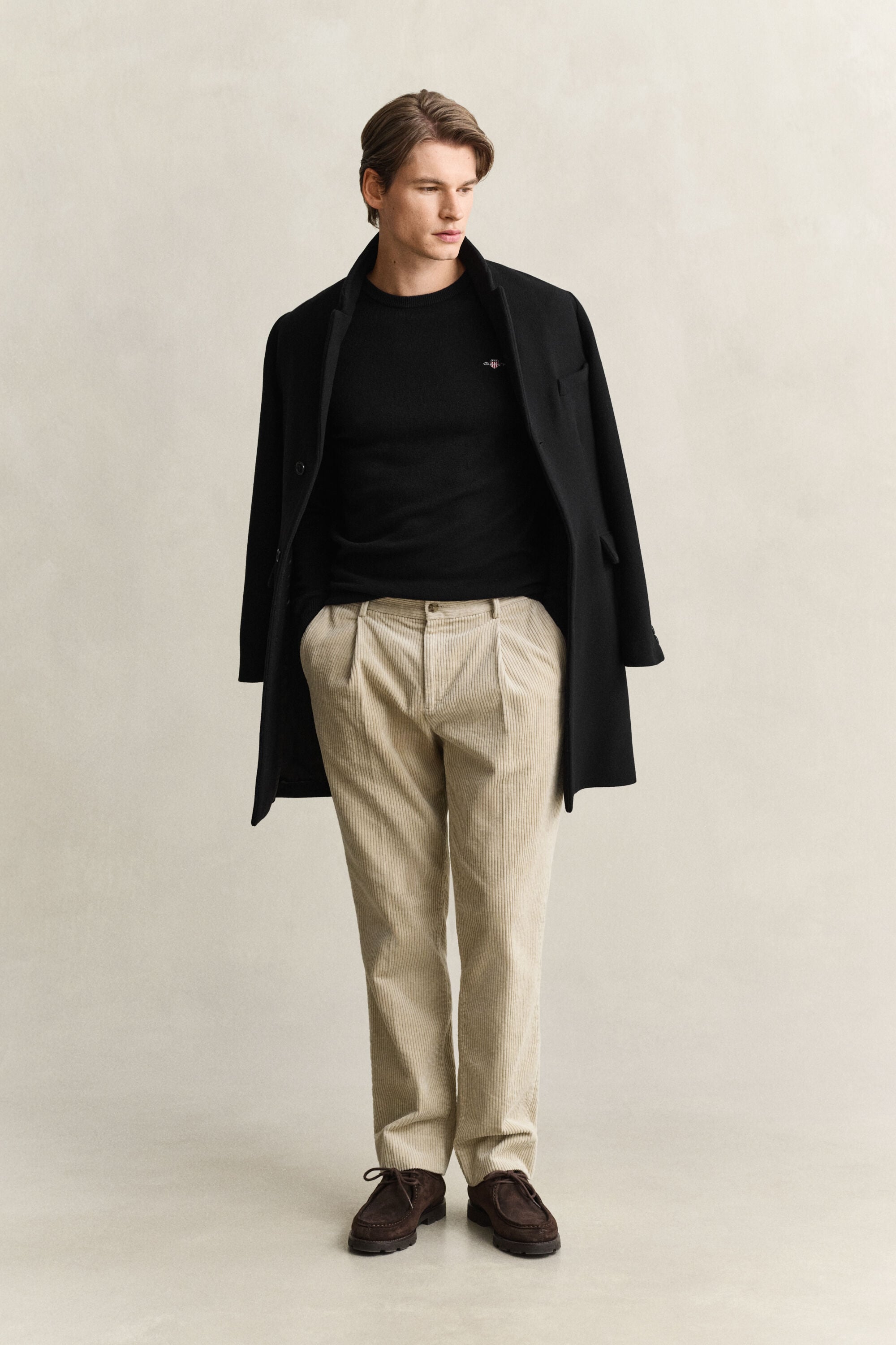 Pull col rond en laine d’agneau