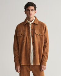 Chemise ultra-ample en daim