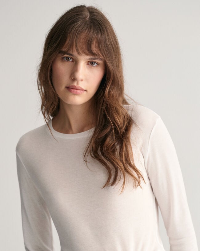 Lichtgewicht T-shirt met lange mouwen