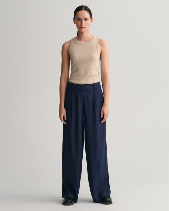 Aap hardwerkend Om toestemming te geven Bekijk alle Dames Cloth Trousers | Shop de Nieuwste Cloth Trousers | GANT NL
