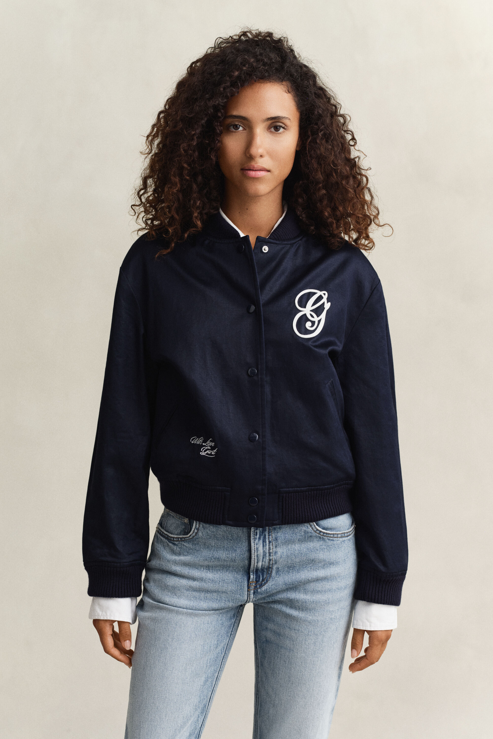 Satijnen Varsity Jacket