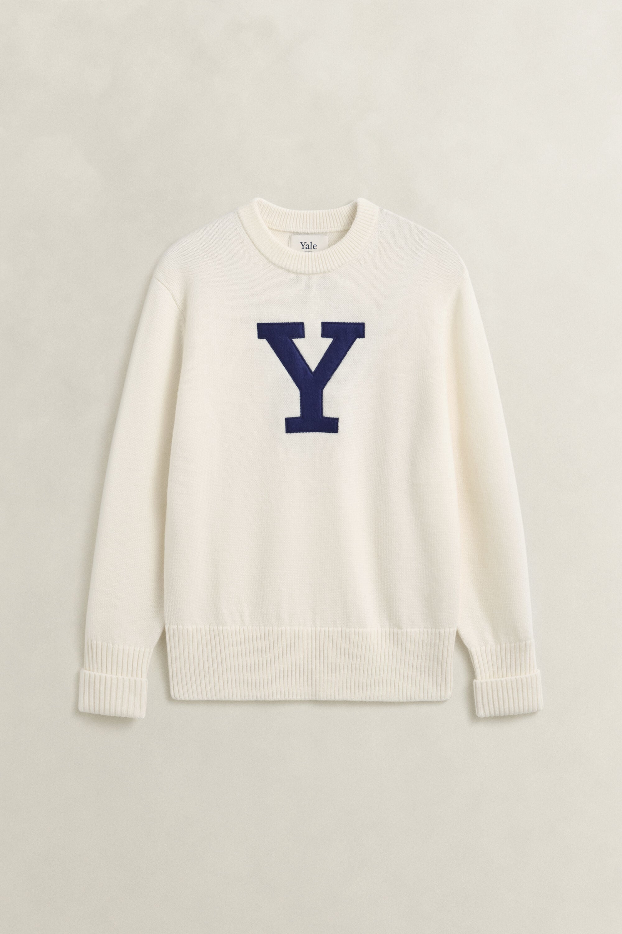 Gant x Yale trui van merinowol