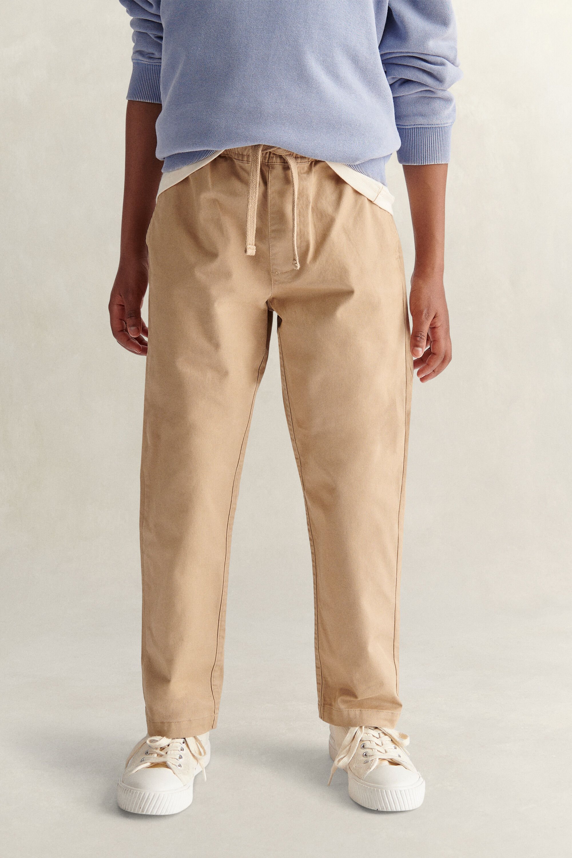 Teen Boys chino met trekkoordje