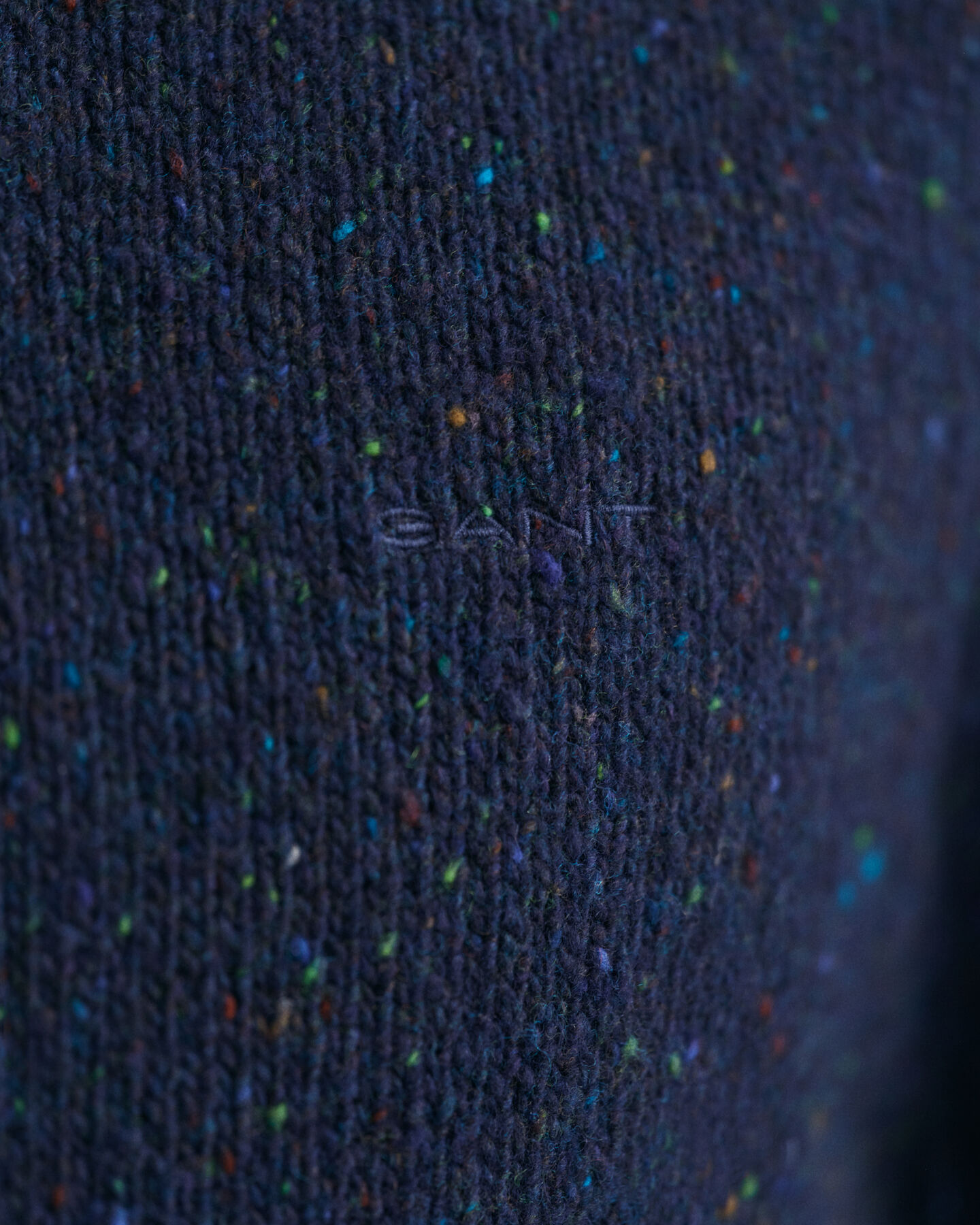 Wool Nepps trui met ronde hals