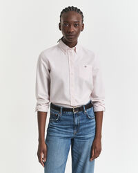 Regular Fit Classic Oxford-hemd met strepen